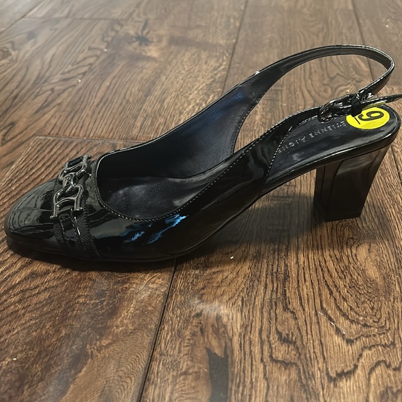 NEW PRICE!  NWOT
Trendy black patent slingbacks. - Picture 3 of 7